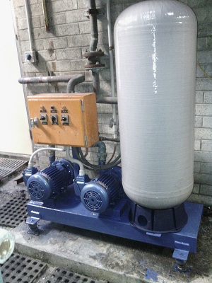 Dual pump pressure system replaced in large apartment building in CBD